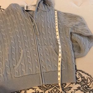 Brandy Melville | Sweaters | Brandy Melville Ayla Cable Knit Zip Up Sweater  | Poshmark